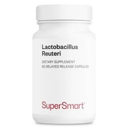 SuperSmart Lactobacillus Reuteri - 5 Billion CFU Probiotic Supplement | Non-GMO, Gluten-Free, Vegetarian - 60 Delayed Release Capsules