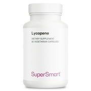 SuperSmart Lycopene 30mg per Day High Potency - Tomato Extract 10% Carotenoids - Lycopene Supplement | Non-GMO & Gluten Free - 90 Capsules