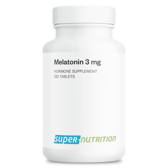 SuperSmart - Melatonin 3 mg - Sleep Aid Support - Advanced & Fast Action | Clean Label Non-GMO & Gluten Free - 120 Tablets