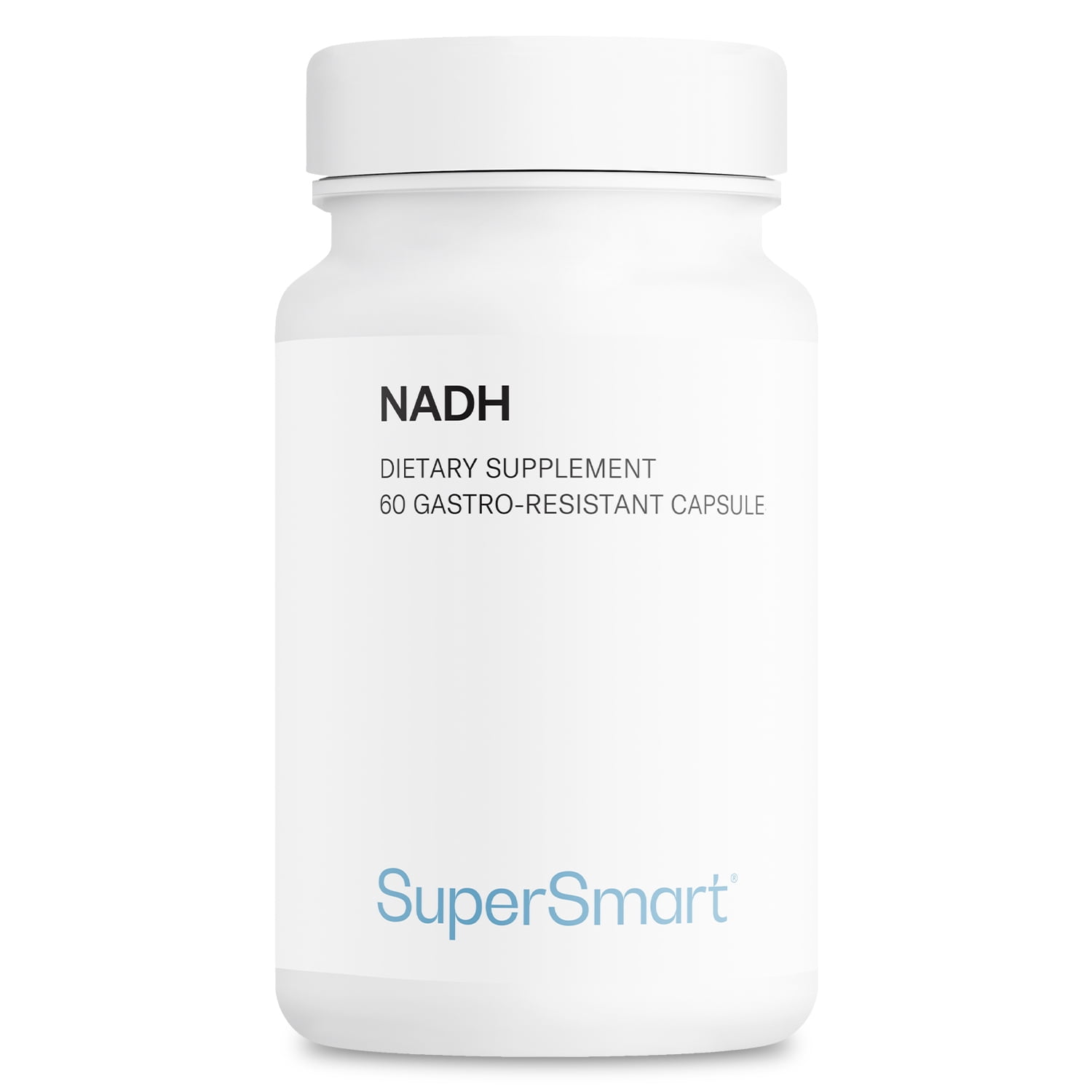 SuperSmart NADH – 5mg Per Day (Reduced Nicotinamide Adenine Dinucleotide) - NADH Supplement | Non-GMO & Gluten-Free - 60 Delayed Release Capsules