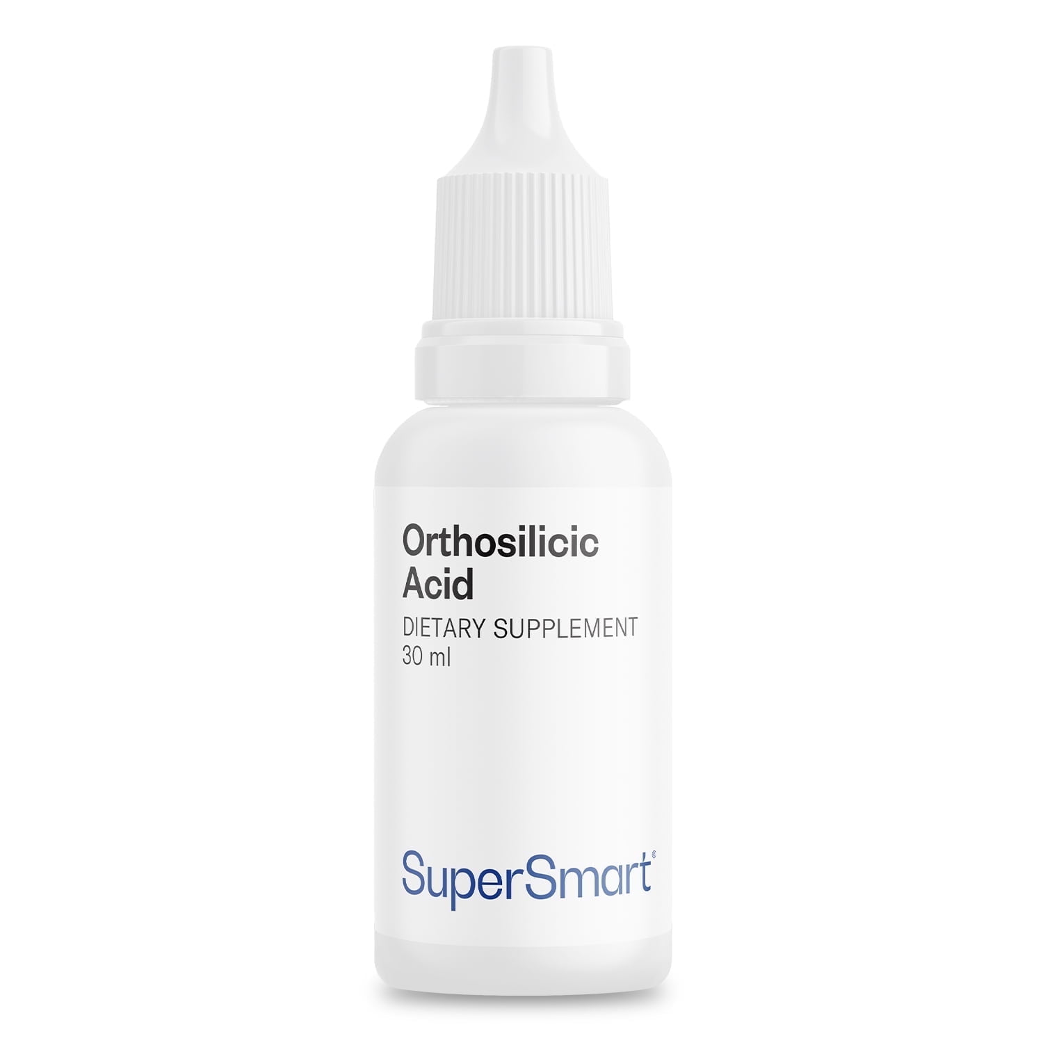 SuperSmart Orthosilicic Acid (Advanced Formula) - Silicon Supplement - with MSM, Choline, Carnitine, Boron, Minerals | Non-GMO & Gluten Free - 30 ml