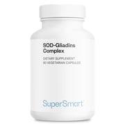 SuperSmart SOD-Gliadins Complex 500mg per Day High Potency - Superoxide Dismutase Supplement - Melon Extract Concentrate & Antioxidant | Non-GMO - 60 Vegetarian Capsules