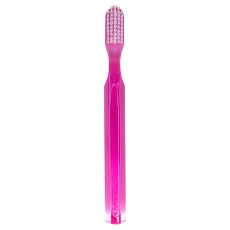 Supersmile New Generation Toothbrush w/Patented 45° Soft Nylon Bristles - Whitening Tooth Brush w/Ergonomic Handle Guarantees ADA Recommended Brushing Angle for Adults & Children (Pink)