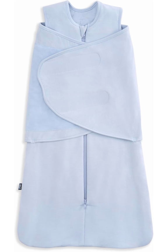 SleepSack SuperSoft 3-Way Baby Swaddle Wearable Blanket, Small, BlueFog