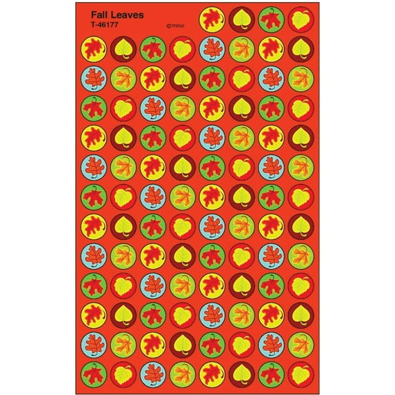 FALL LEAVES SUPERSPOTS STICKERS