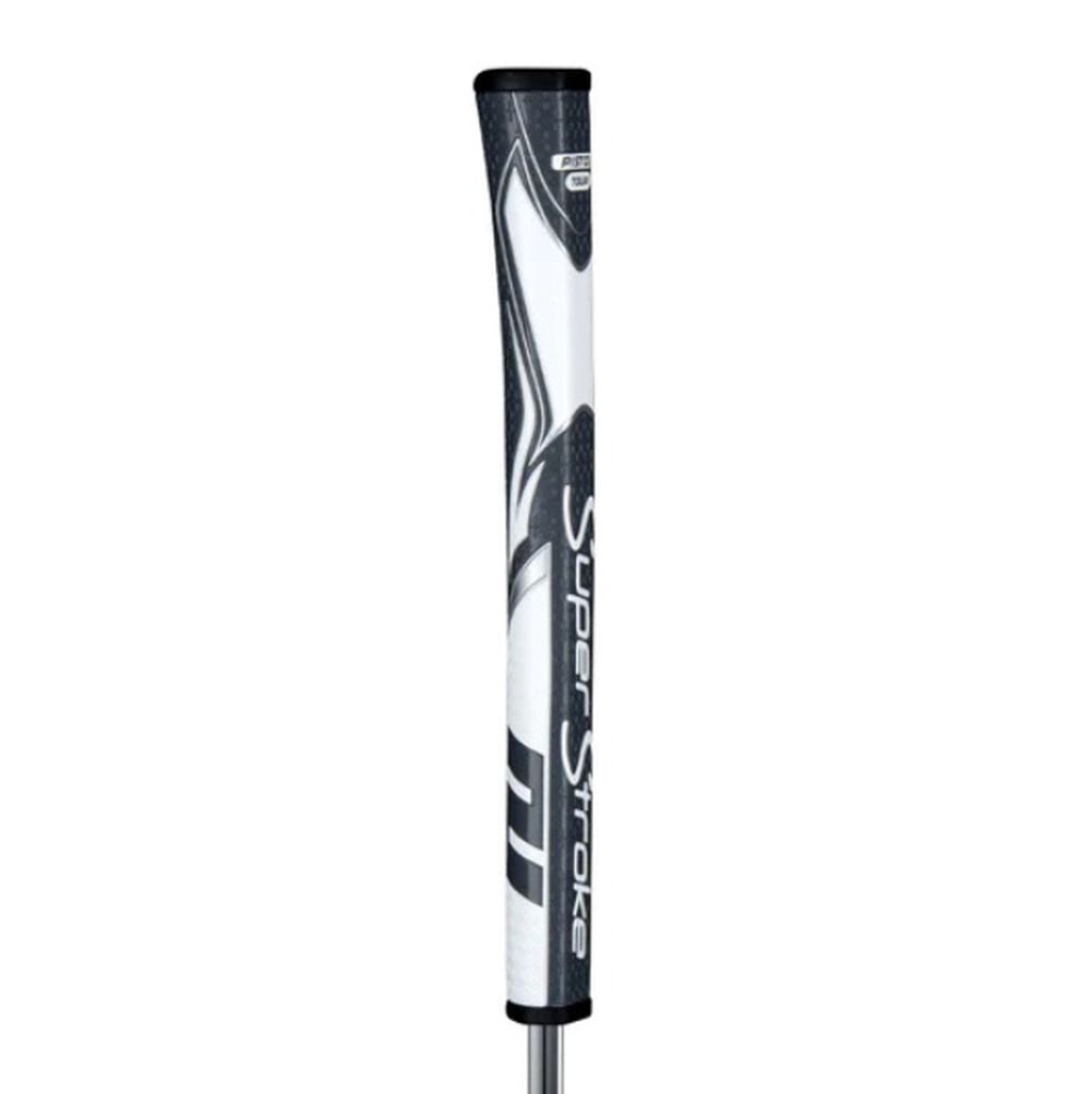 SuperStroke Golf Zenergy Pistol GT Tour Grips Gray/White