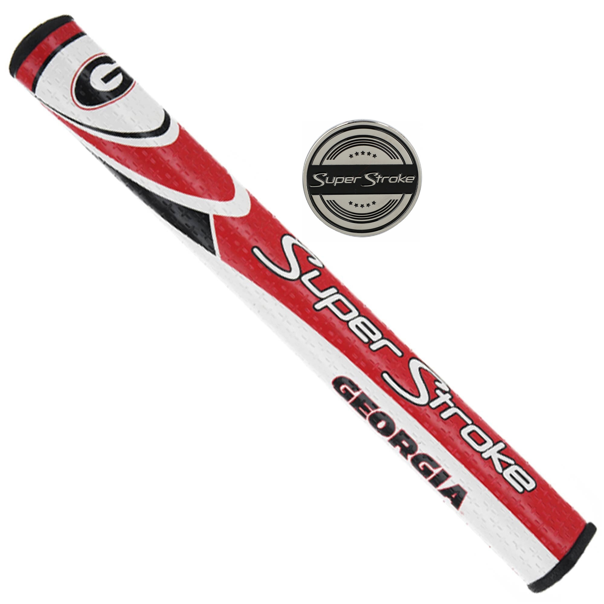 SuperStroke Mid Slim 2.0 NCAA Putter Grip Georgia Bulldogs