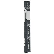 SuperStroke Traxion Flatso Golf Putter Grip, Gray/White (Flatso 3.0) | Advanced Surface Texture that Improves Feedback and Tack | Minimize Grip Pressure with a Unique Parallel Design | Tech-Port
