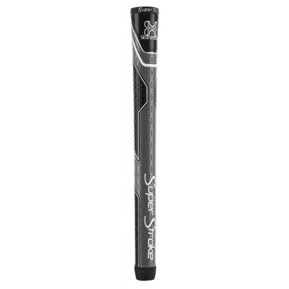SuperStroke Traxion Tour Golf Club Grip, Black/Gray (Midsize) | Advanced Surface Texture that Improves Feedback and Tack | Extreme Grip Provides Stability and Feedback | Even Hand Pressure (646324)