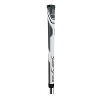 SuperStroke Traxion Tour Golf Club Grip, White/Gray (Oversize) | Advanced Surface Texture that Improves Feedback and Tack | Extreme Grip Provides Stability and Feedback | Even Hand Pressure
