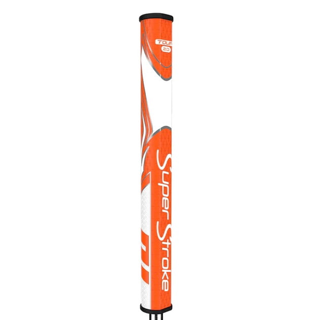 SuperStroke Zenergy Tour 2.0 Putter Grip (Orange/White, 1.17", 55g) Golf NEW