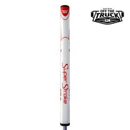 SuperStroke Zenergy Tour 3.0 17" Off The Truck Putter Grip (White/Red, 1.23", 93g) Golf NEW