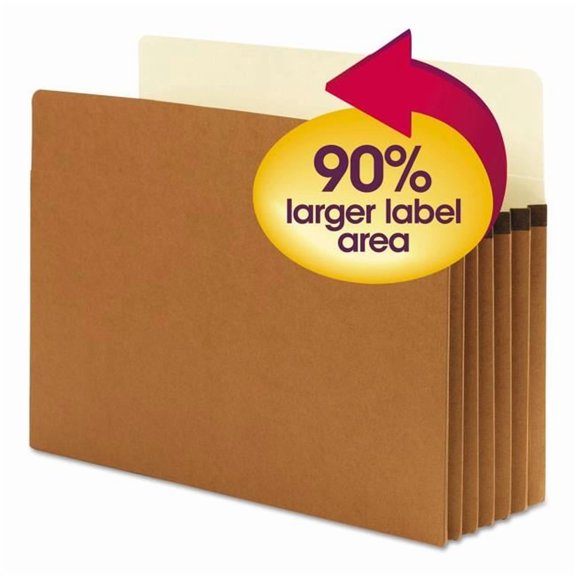 SuperTab File Pocket, Red - 5.25 in.