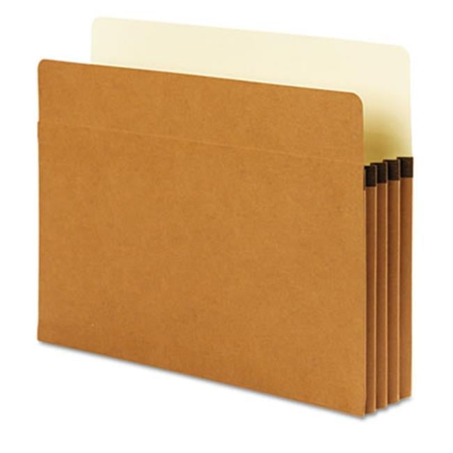 SuperTab Pocket  Redrope  3 .5 Inch Accordion Expansion  Letter  25-Box