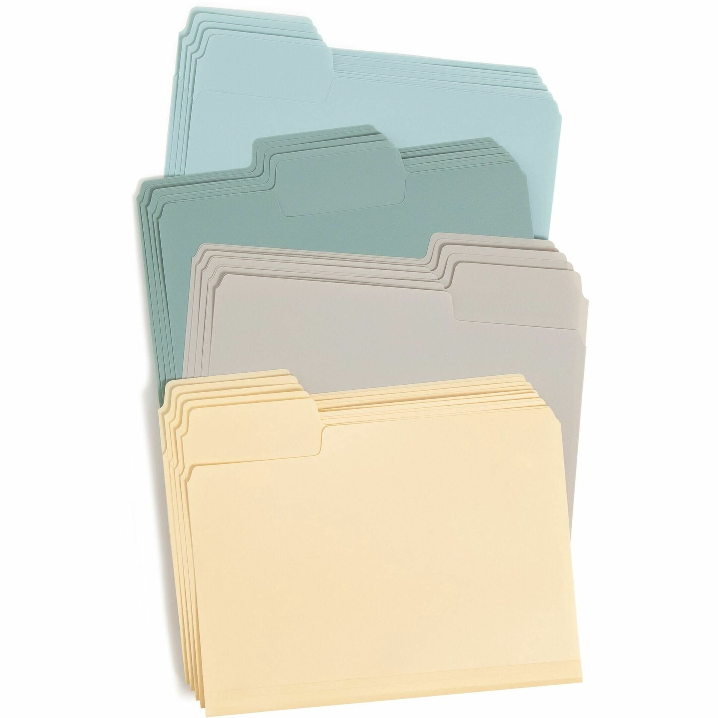 Supertab Folder Smead SuperTab File Folder 1/3-Cut Tab Letter Size Assorted Colors 20 ...