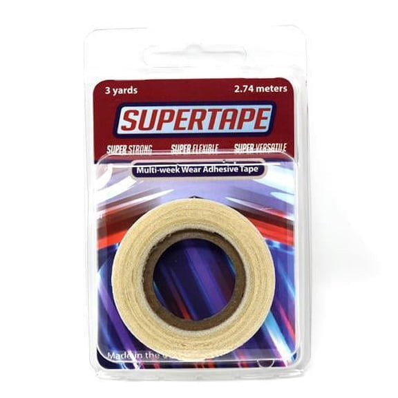 SuperTape Low Profile Super Tape Non Glare Lace Wig Hair Extension 1" X 3 Yard