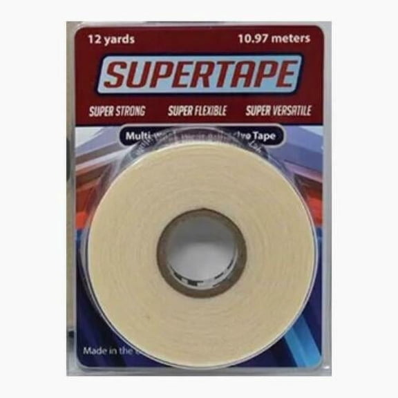 SuperTape Super Tape Non Glare Lace Wig Hair Extensions 1"  x 12 Yard