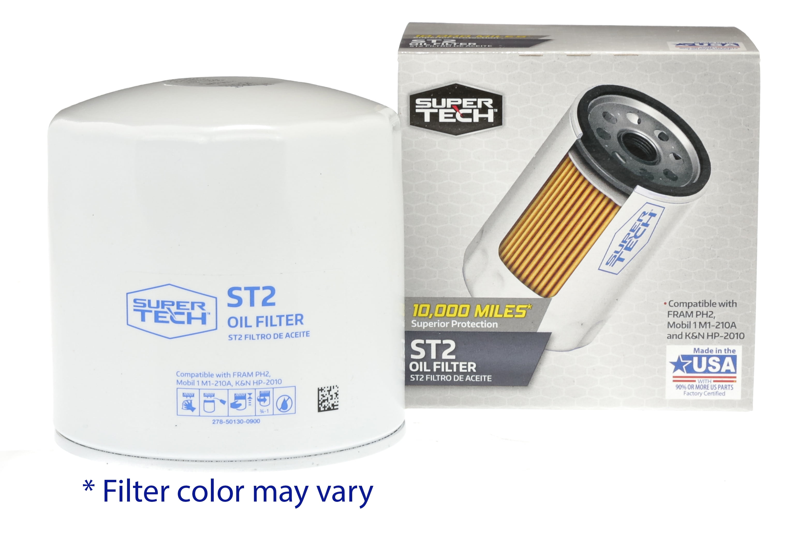 SuperTech 10,000 mile Protection Spinon Oil Filter, ST2