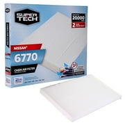 SuperTech Cabin Air Filter 6770, Replacement Air/Dust Filter for Nissan