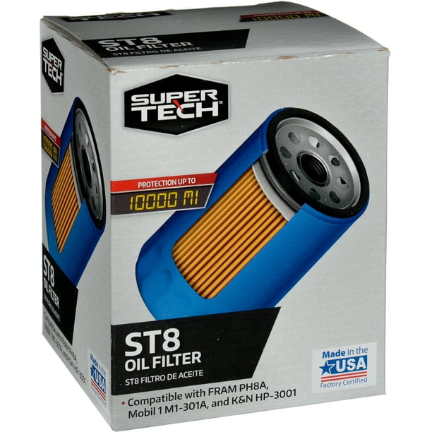 SuperTech ST8 4" Spinon Oil Filter