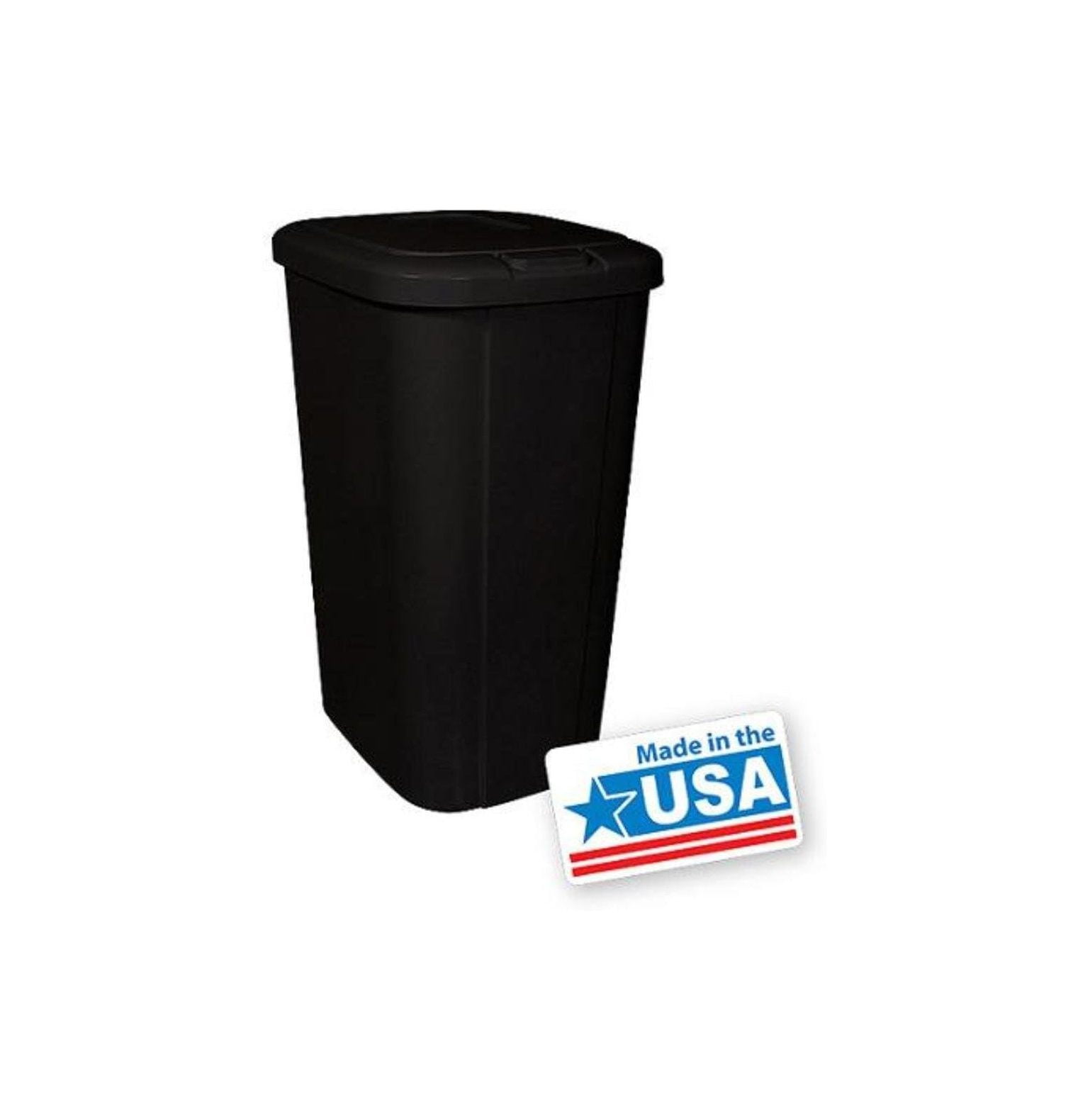 SuperTrading GREATYUUO TouchLid 13.3Gallon Trash Can, Black (1