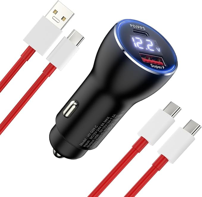 Oneplus Nord Oneplus 65w Car Charger SuperVooc 100W 80W Car