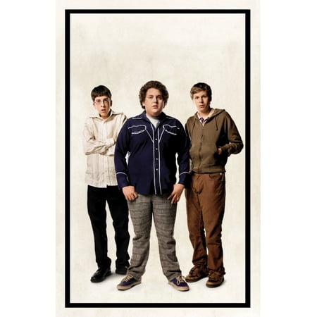 Superbad Poster Cast 24inx36in Art Poster 24x36 Unframed, Age: Adults, Rectangle Poster Time
