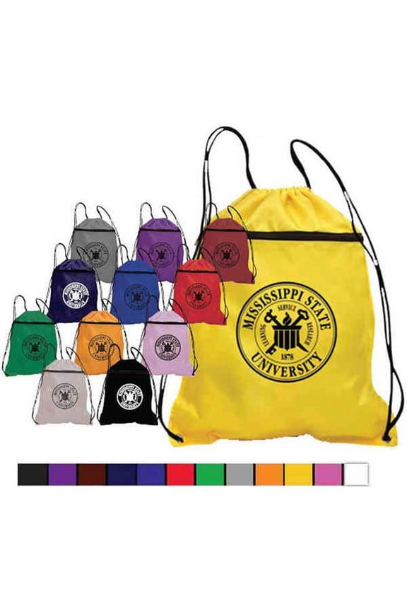 line QSB53 Red Polyester Backpack - Pack of 25