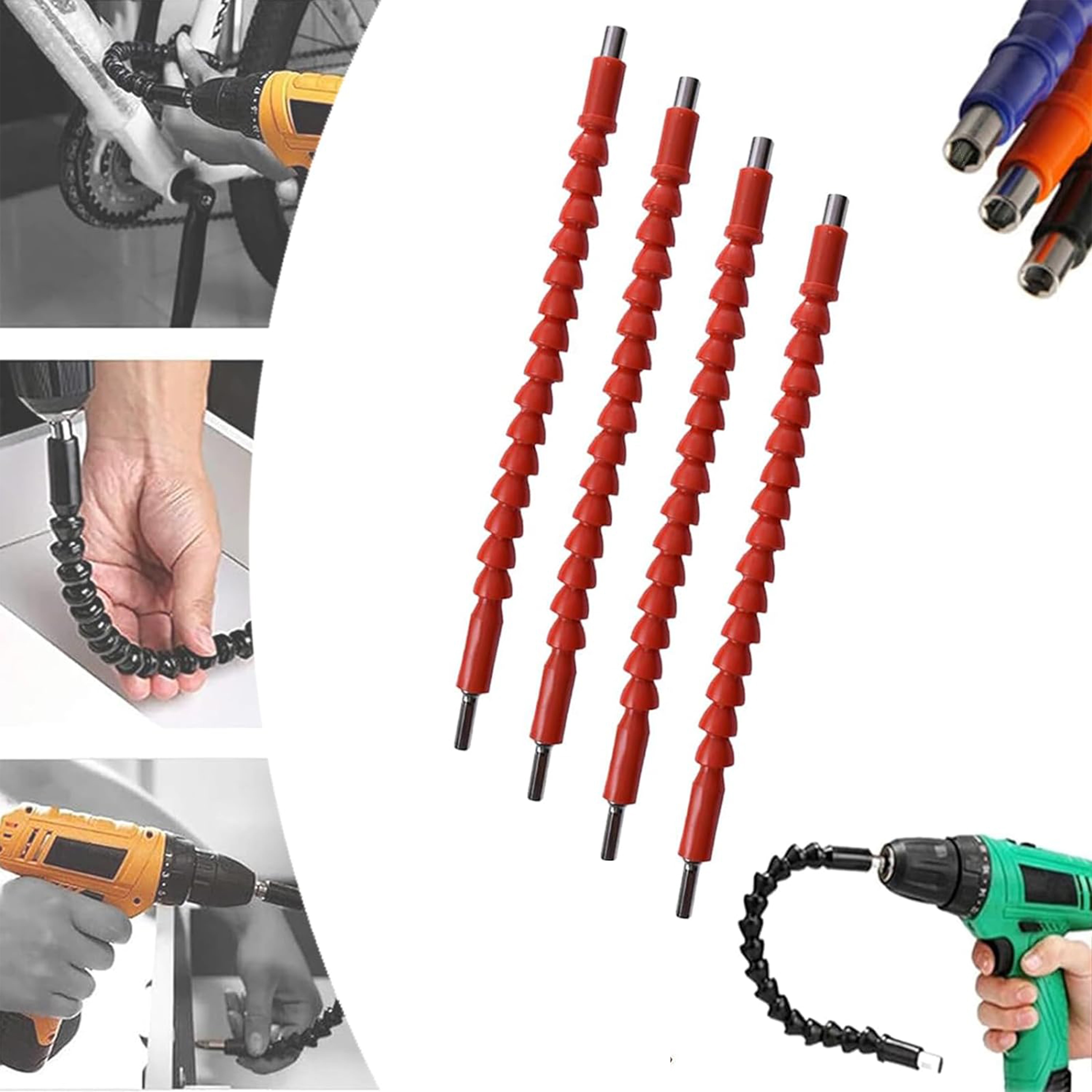 Superbit Screwdriver Flexible Flexible Drill Bit Extension Bendable Drill Bit Extension Superbit Bends Twists 360 Degrees Walmart