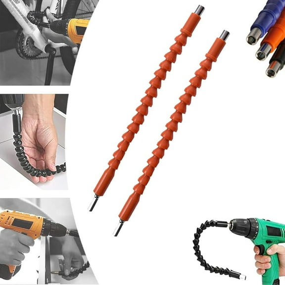 Superbit Screwdriver Flexible - Flexible Drill Bit Extension, Bendable Drill Bit Extension, Superbit Bends & Twists 360 Degrees