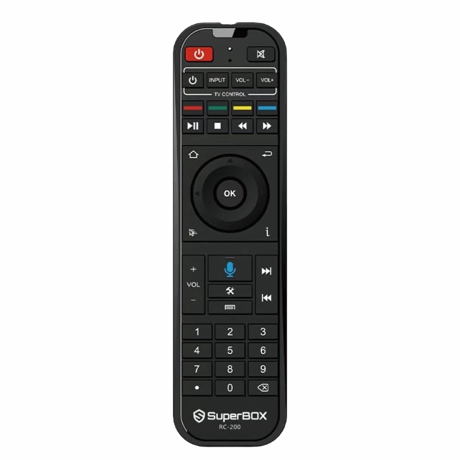 Superbox Remote Control Compatible with Octastream Q1, Elite II, MAX IV, and Superbox S1, S2, S3, S4, S5 Pro, S5 Max