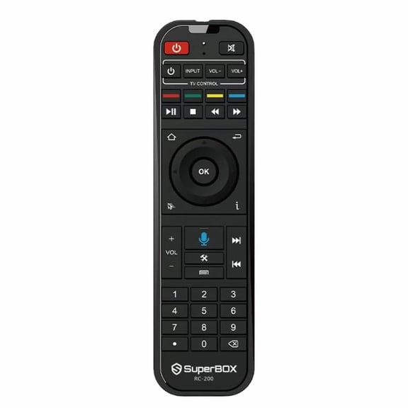 Superbox Remote Control Compatible with Octastream Q1, Elite II, MAX IV, and Superbox S1, S2, S3, S4, S5 Pro, S5 Max