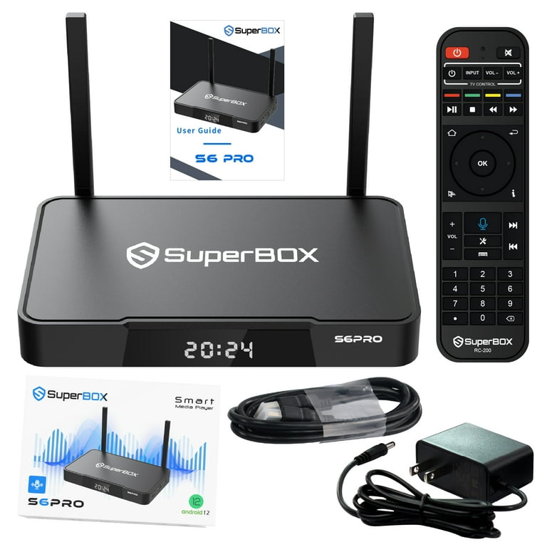 Superbox S6 Pro 2025 Fully Loaded, Super Box S6pro with Voice