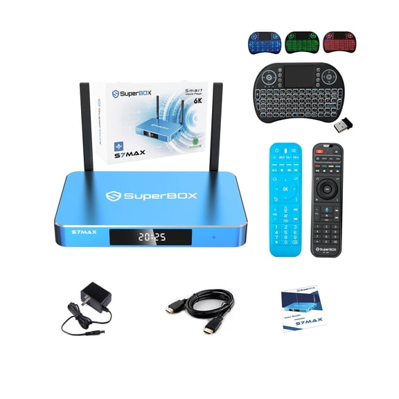 Superbox S7 MAX Smart Box with Voice Control Fully Loaded 4GB RAM 64 GB Android System