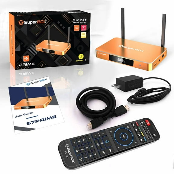 Superbox S7 PRIME Android TV Device, WiFi-6, Bluetooth 5.2