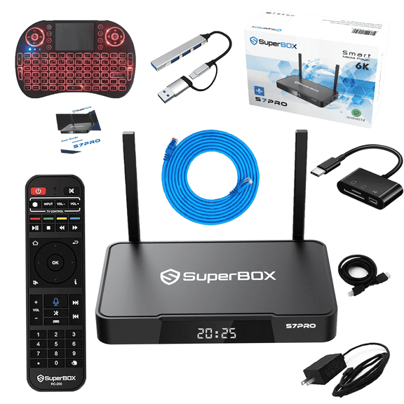 Superbox S7 Pro 2026 Streaming Media Player Android 12 4GB+32GB