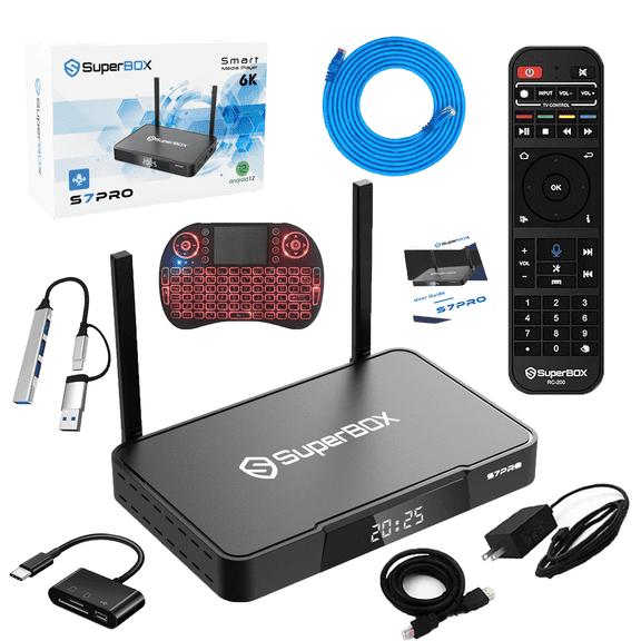 Superbox S7 Pro Max Android 12 4GB+32GB Smart TV Box Voice Control