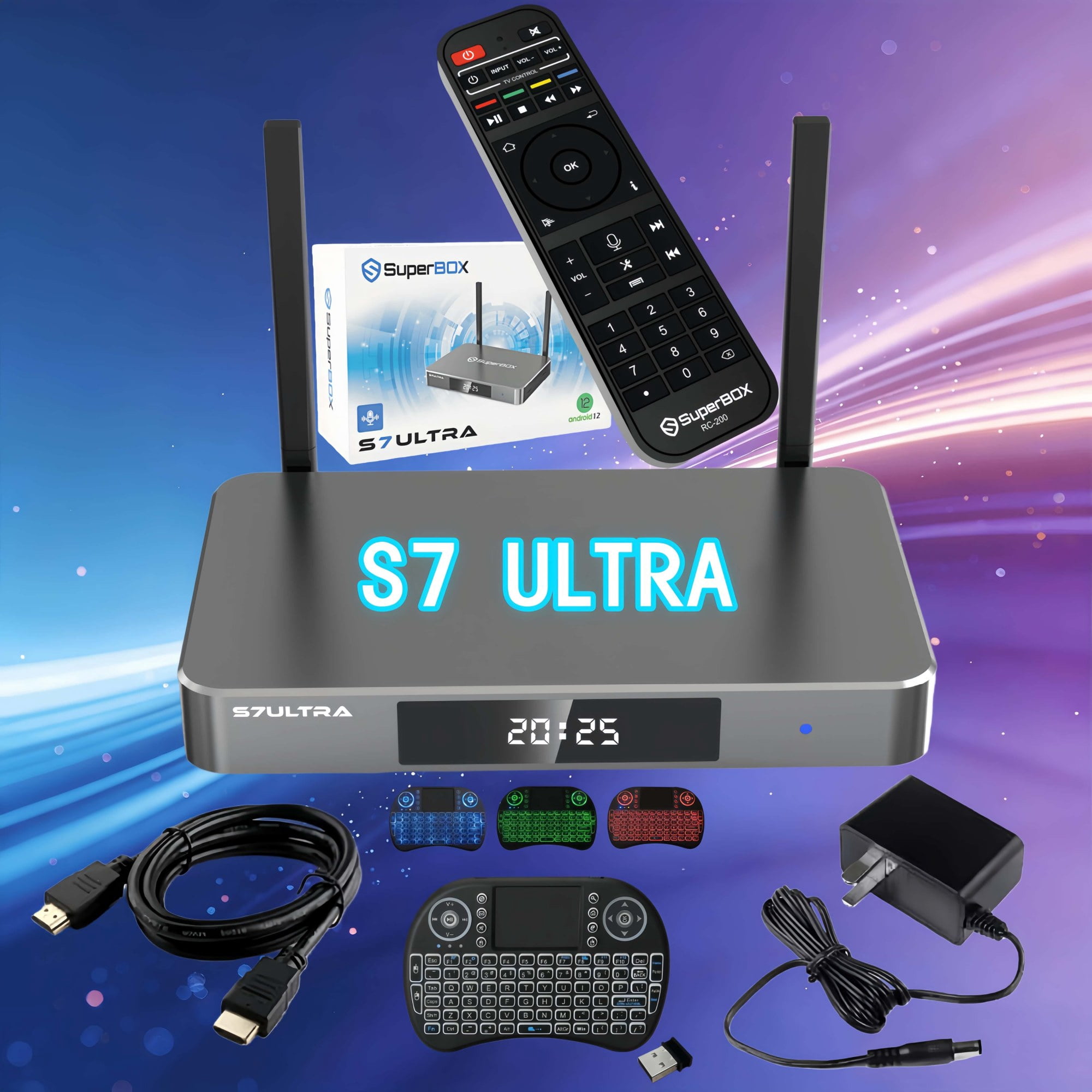 Superbox S7 Ultra 2026 New Version, Android 12.0 OS, 4GB DDR + 128GB ...