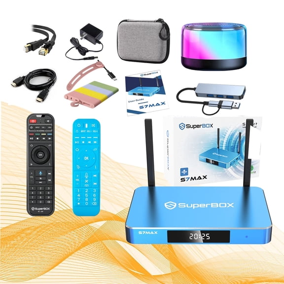 Superbox S7MAX Lastest Version 6k HD Smart TV Box Full Load 4GB RAM 64 GB Super Box Android 12