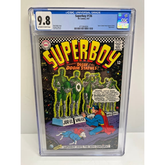 Superboy #136 - CGC 9.8 Comic Book