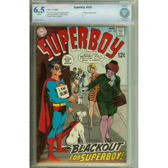 Superboy #154 SuperMan Silver Age CBCS 6.5