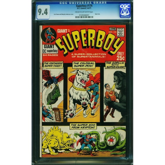 Superboy #174 - CGC 9.4 Comic Book