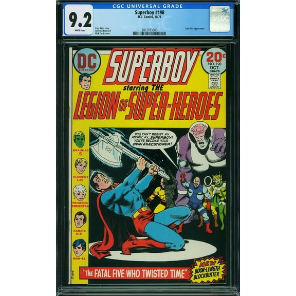 Superboy #198 - CGC 9.2 Comic Book