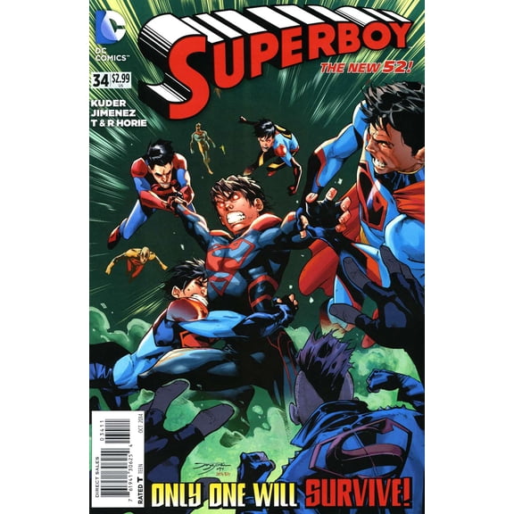 Superboy (5th Series) #34 VF ; DC Comic Book