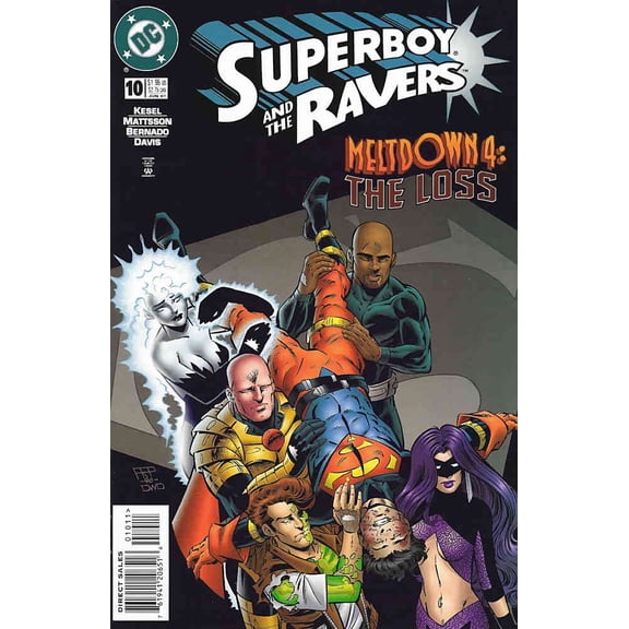 Superboy And the Ravers #10 VF ; DC Comic Book