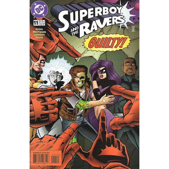Superboy And the Ravers #11 VF ; DC Comic Book