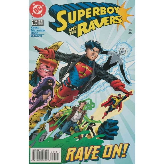 Superboy And the Ravers #15 VF ; DC Comic Book