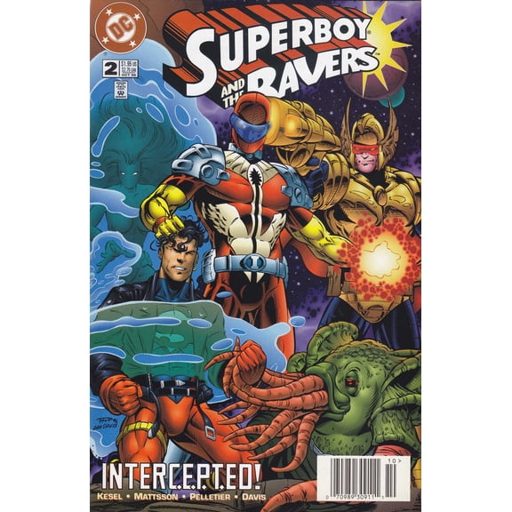 Superboy And the Ravers #2 (Newsstand) VF ; DC Comic Book