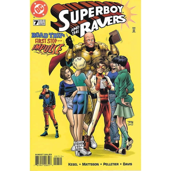 Superboy And the Ravers #7 VF ; DC Comic Book