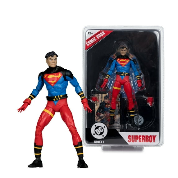 Superboy (DC Page Punchers: Superboy #1) 7" Figure w/Comic - McFarlane Toys
